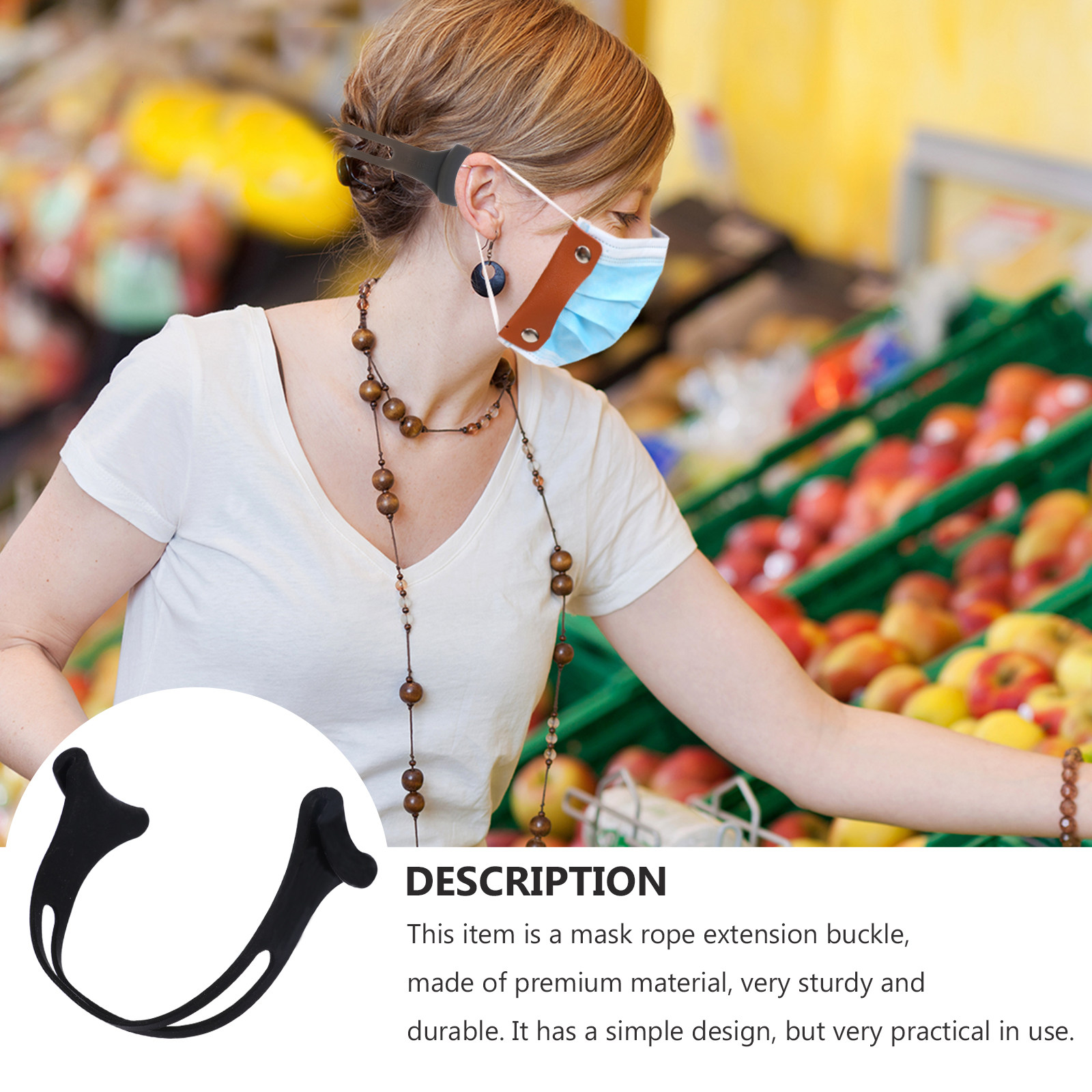 3Pcs Lightweight Silicone Mask - Mask Ear Saver Strap avis et prix