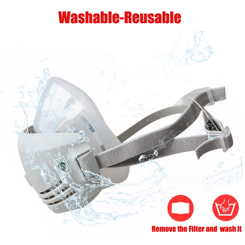 Silicone Dust-proof Gas Mask R - Cloth Face Mask Washable avis et prix