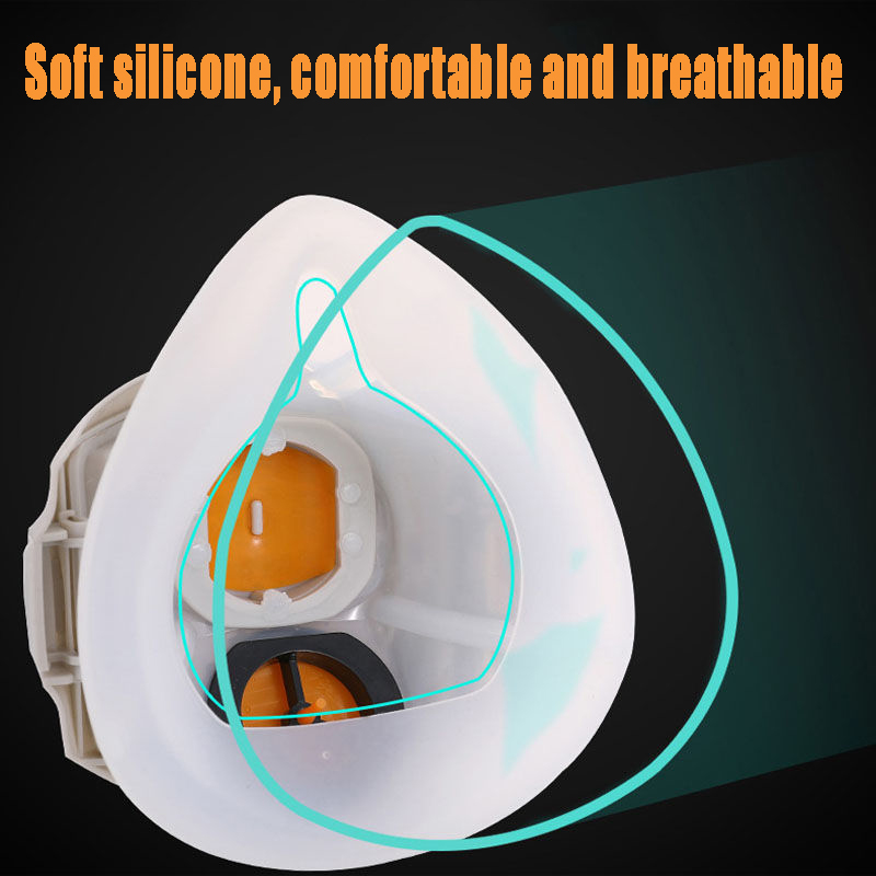 Silicone Dust-proof Gas Mask R - Cloth Face Mask Washable avis et prix