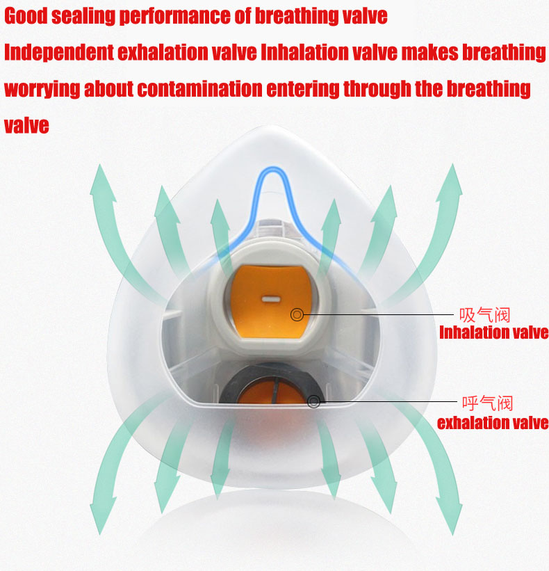 Silicone Dust-proof Gas Mask R - Cloth Face Mask Washable avis et prix