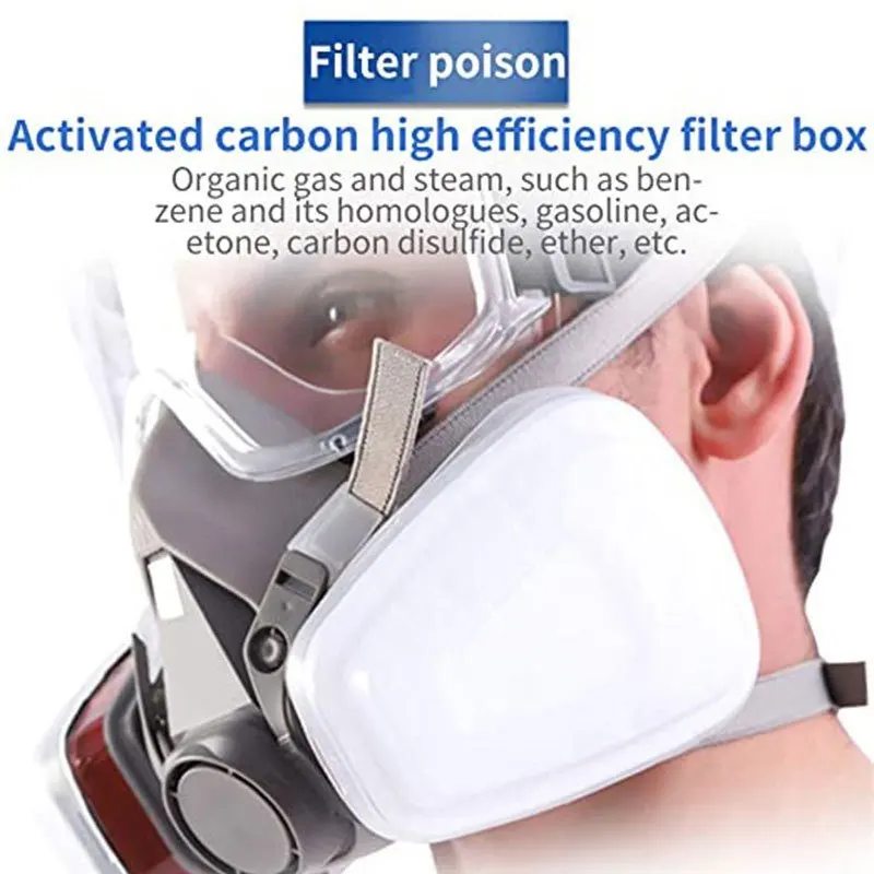 6200 7 in1 Gas Mask Gas-Proof  - Respirator Half Face avis et prix