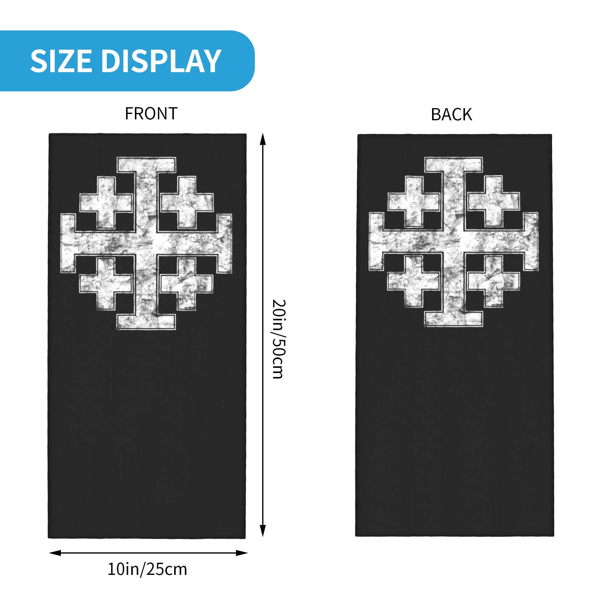 Knight Jerusalem Cross Christi - Neck Gaiter Face Cover avis et prix