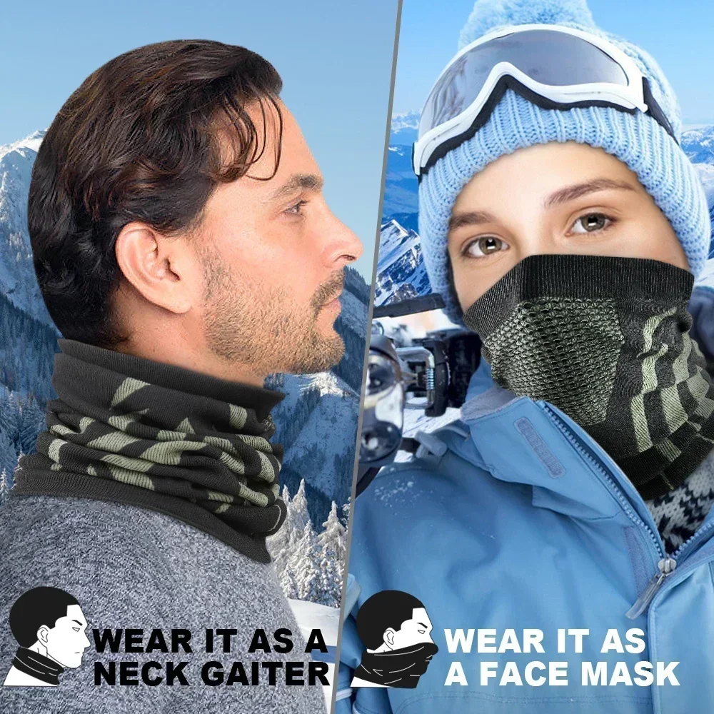 Winter Ring Tube Soft Bandana  - Neck Gaiter Face Cover avis et prix